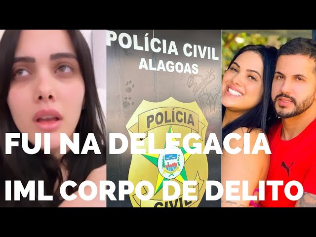 APÓS SER AGR3D1DA PELO MARIDO EMILY VAI A DELEGACIA IML!!#emilygarcia