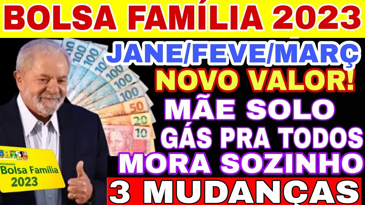 🎉PODE COMEMORAR! BOLSA FAMÍLIA FEVEREIRO E MARÇO 3 GRANDES MUDANÇAS, MÃE SOLO, GÁS PRA TODOS MORA SÓ