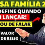 🙌 ACABOU DE SAIR! LULA CONFIRMA QUANDO VAI ANUNCIAR O NOVO BOLSA FAMÍLIA