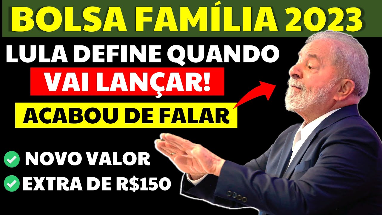 🙌 ACABOU DE SAIR! LULA CONFIRMA QUANDO VAI ANUNCIAR O NOVO BOLSA FAMÍLIA