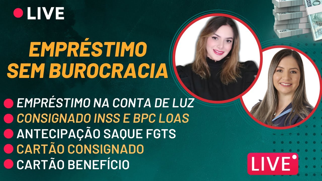 🤑 LIBEROU EMPRÉSTIMO NA CONTA EM ATÉ 1 HORA - DESCONTO NA CONTA DE LUZ E CONSIGNADO INSS BPC LOAS