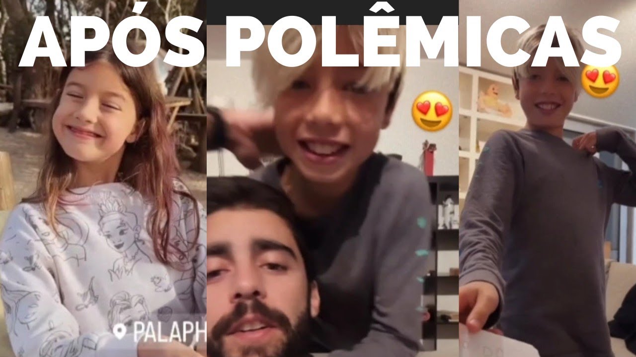 APÓS POLÊMICAS COM LUANA PIOVANI PEDRO SCOOBY APARECE COM SEUS FILHOS EM CLIQUES RAROS !#pedroscooby