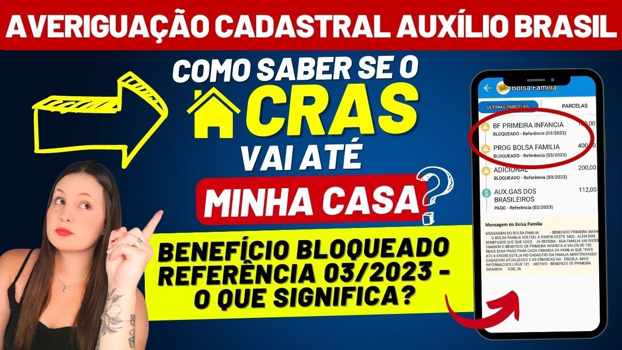 ⚠️ AVERIGUAÇÃO BOLSA FAMÍLIA: o CRAS vai na MINHA CASA? Como saber? Não consigo AGENDAR e AGORA?