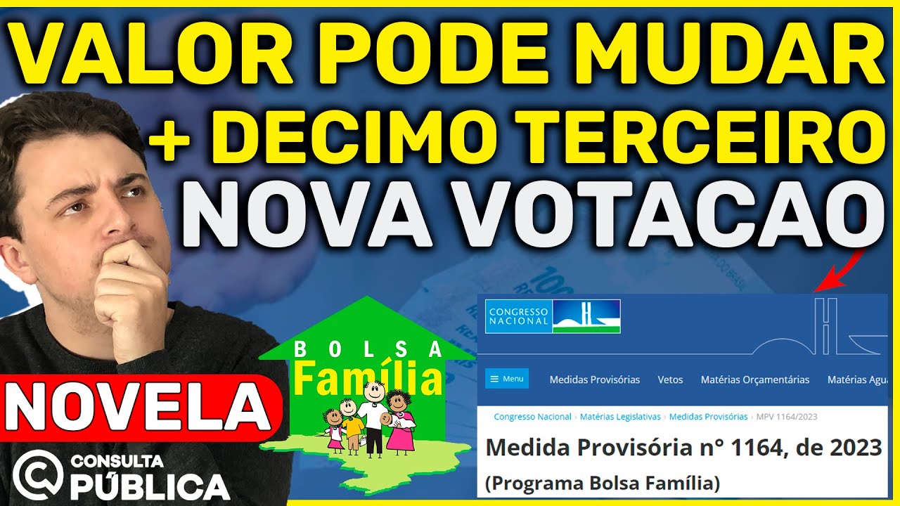 BOLSA FAMÍLIA: décimo terceiro e nova votação (valores podem mudar)