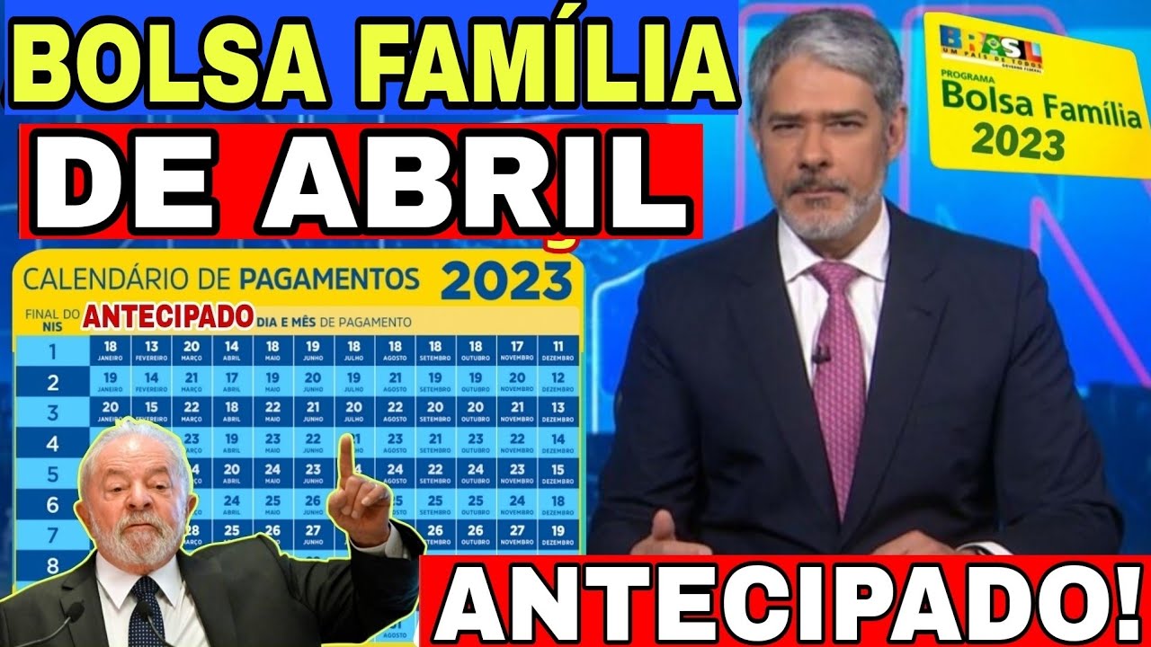 🗓️SAIUU!! NOVO CALENDÁRIO ANTECIPADO DE ABRIL DO BOLSA FAMÍLIA! NOVAS DATAS, VALORES, MÃE SOLO V GAS