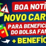 🚨 CAIXA ANUNCIA NOVIDADES no NOVO CARTÃO do BOLSA FAMILIA: Novas funções! Veja quem vai receber!