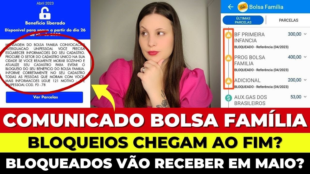 ⚠️COMUNICADO URGENTE! BLOQUEIOS do BOLSA FAMÍLIA SUSPENSOS: NENHUM BENEFICIÁRIO BLOQUEADO ATÉ JULHO?