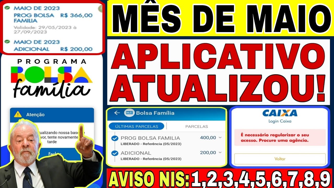 SAIUU AGORA! 💳BOLSA FAMÍLIA MAIO! APP ATUALIZOU COM VÁRIOS VALORES, MUDOU TUDO ATENÇÃO 5 MUDANÇAS NO