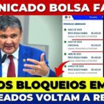 ⚠️URGENTE! COMEÇOU o DESBLOQUEIO do BOLSA FAMÍLIA - Quem ESTAVA BLOQUEADO volta a RECEBER!