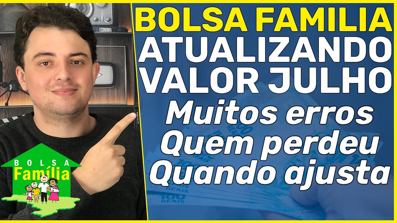 APLICATIVO DO BOLSA FAMÍLIA JULHO: Atualização, valor errado e parcela menor